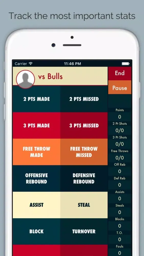 Capturas de pantalla de MBT - My Basketball Tracker