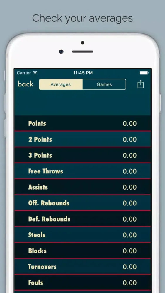 Capturas de pantalla de MBT - My Basketball Tracker