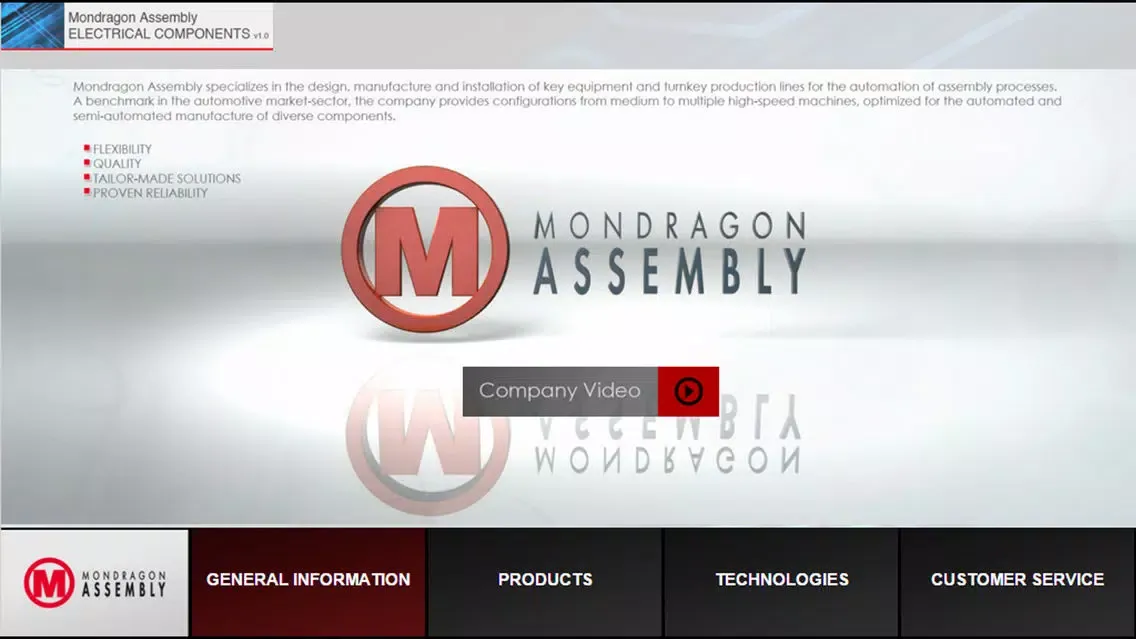 Captures d'écran de Mondragon Assembly Electrical Components-Mobile