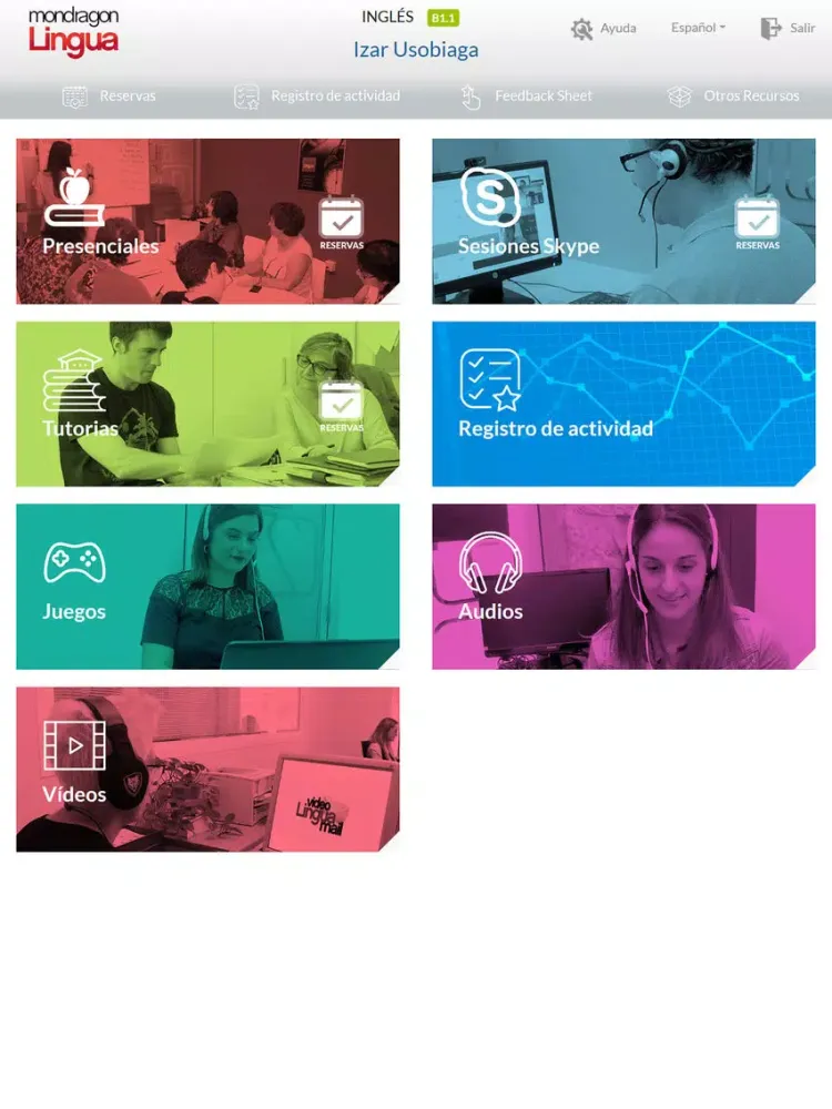 Captures d'écran de Portal del Estudiante de ML iPad 