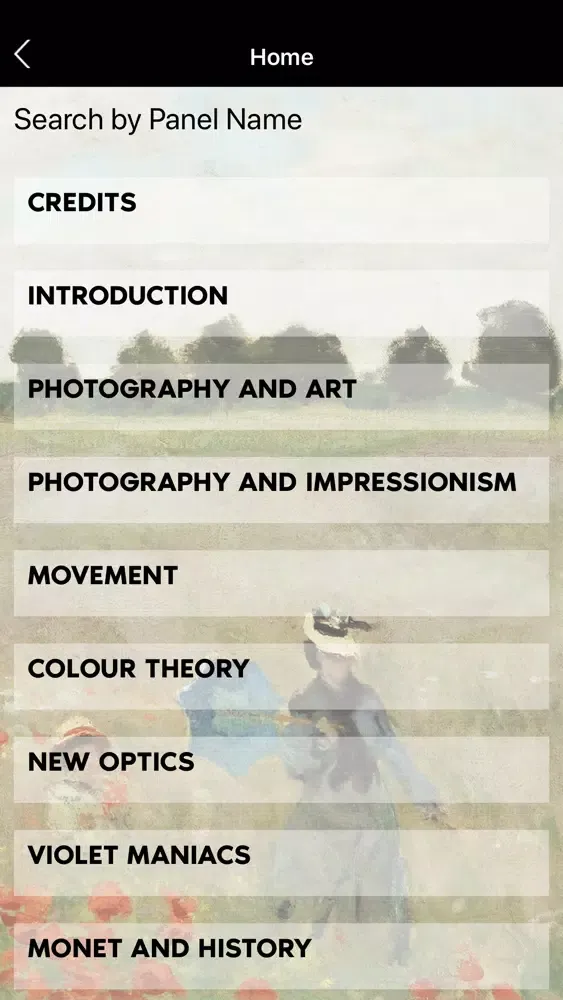 Tangkapan layar Monet Immersive Experience