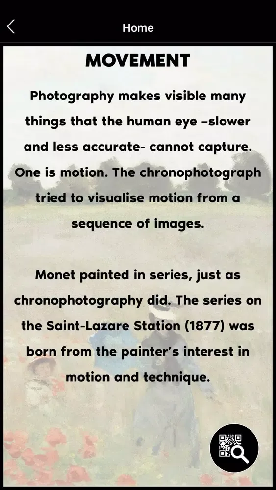 Tangkapan layar Monet Immersive Experience
