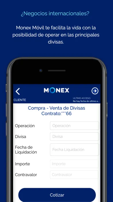 Monex Móvil স্ক্রিনশট