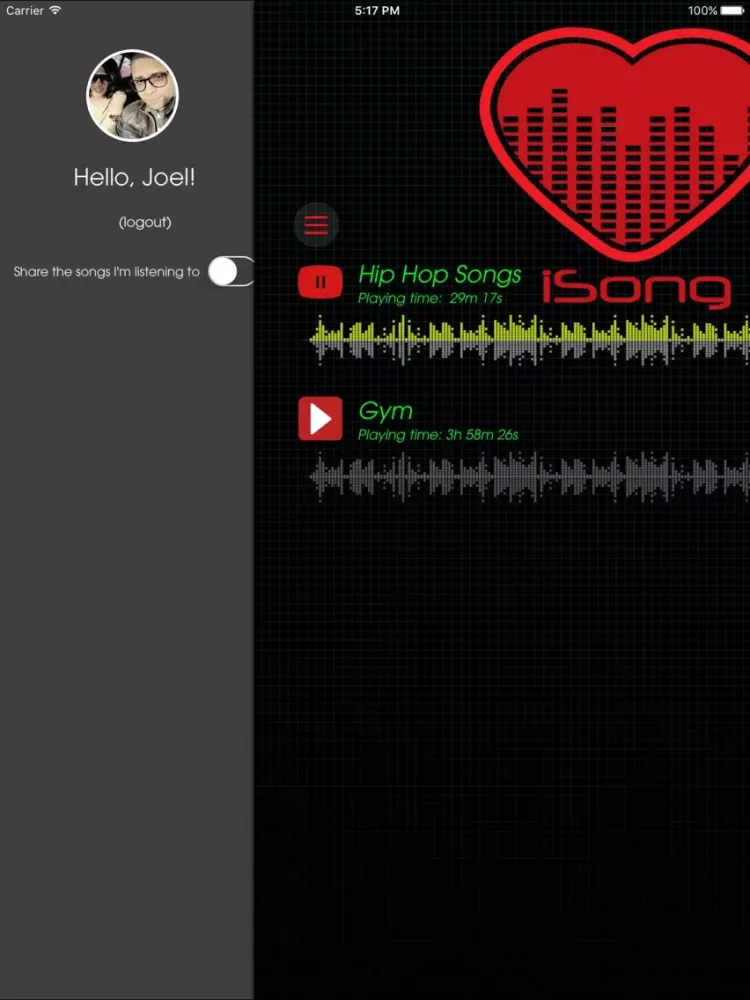 iSong - Music Player iPad 應用截圖
