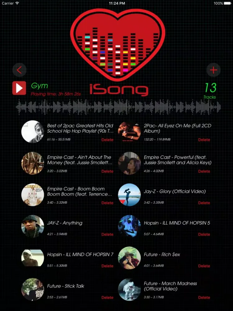 iSong - Music Player iPad 應用截圖