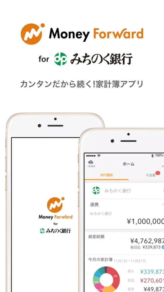マネーフォワード for みちのく銀行应用截图