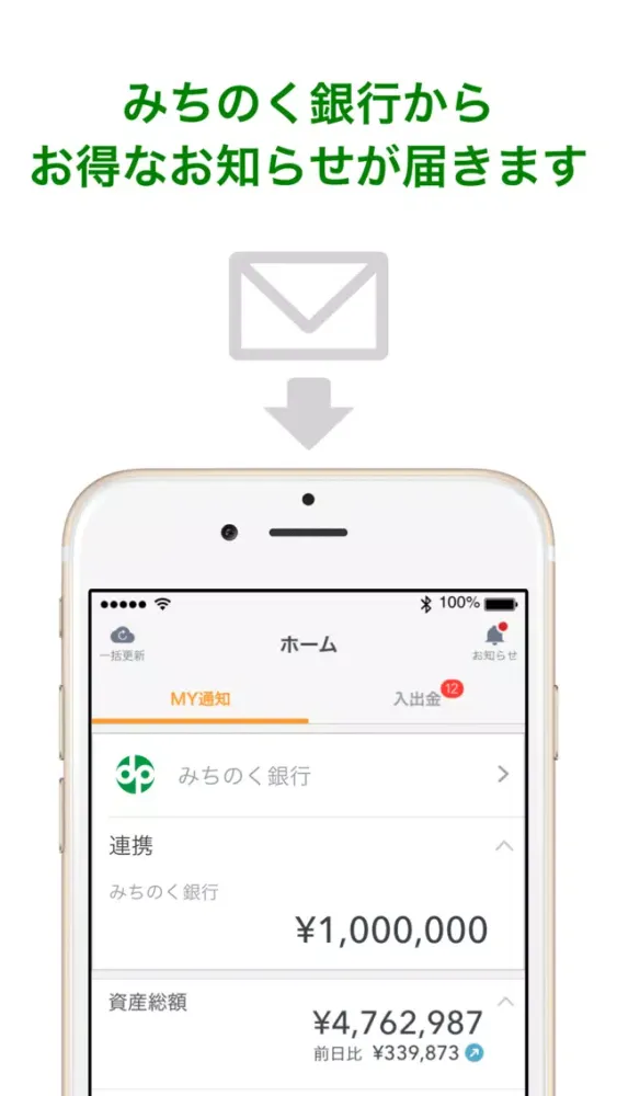 マネーフォワード for みちのく銀行应用截图