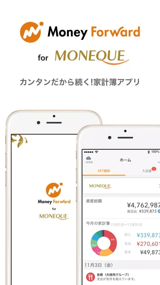 Zrzuty ekranu マネーフォワード for マニーク