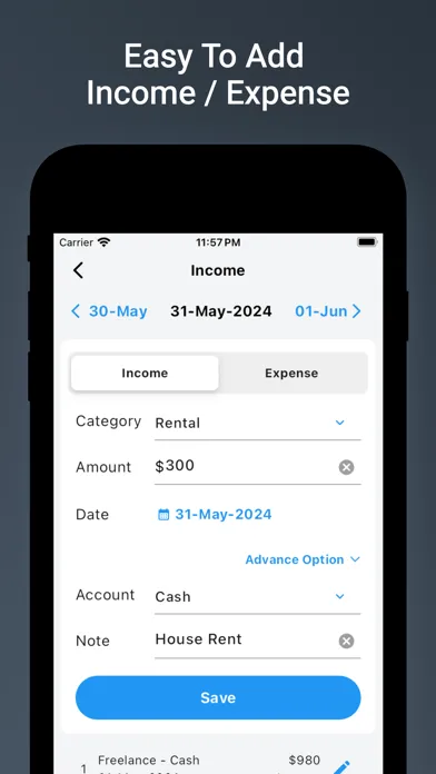 Captures d'écran de Money Manager: Budget Tracking