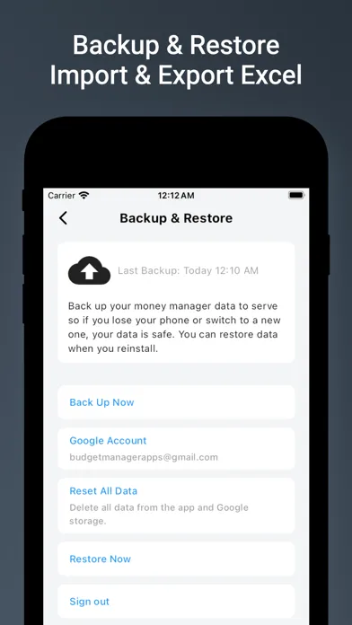 Captures d'écran de Money Manager: Budget Tracking