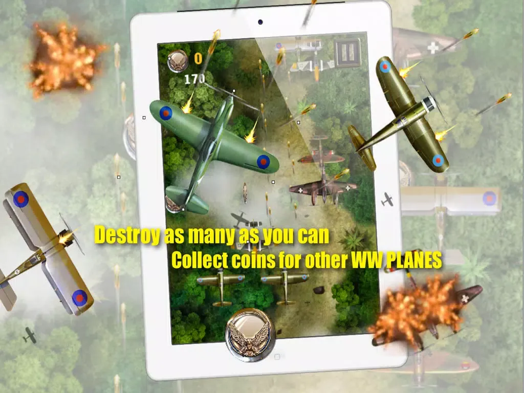 Screenshot di World War 2 Planes - Single Player iPad 