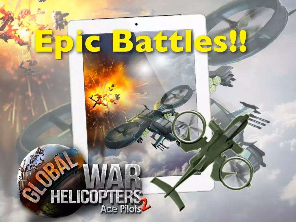 Скриншоты Ace Pilots: Global War Helicopters HD iPad 