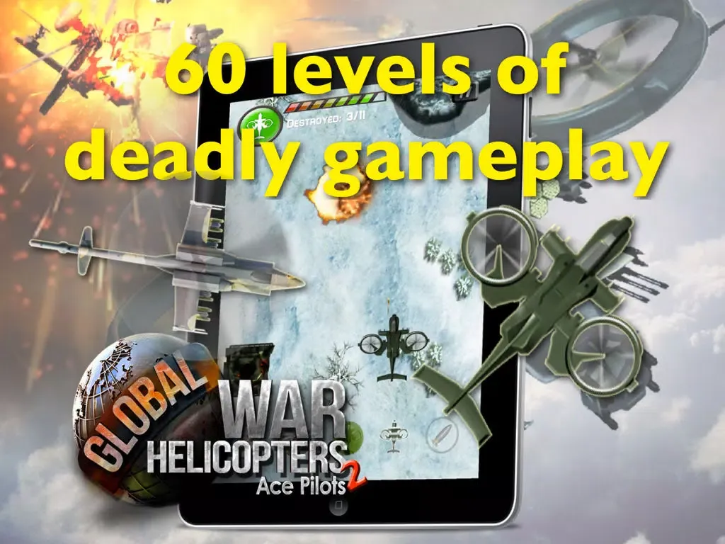 Скриншоты Ace Pilots: Global War Helicopters HD iPad 