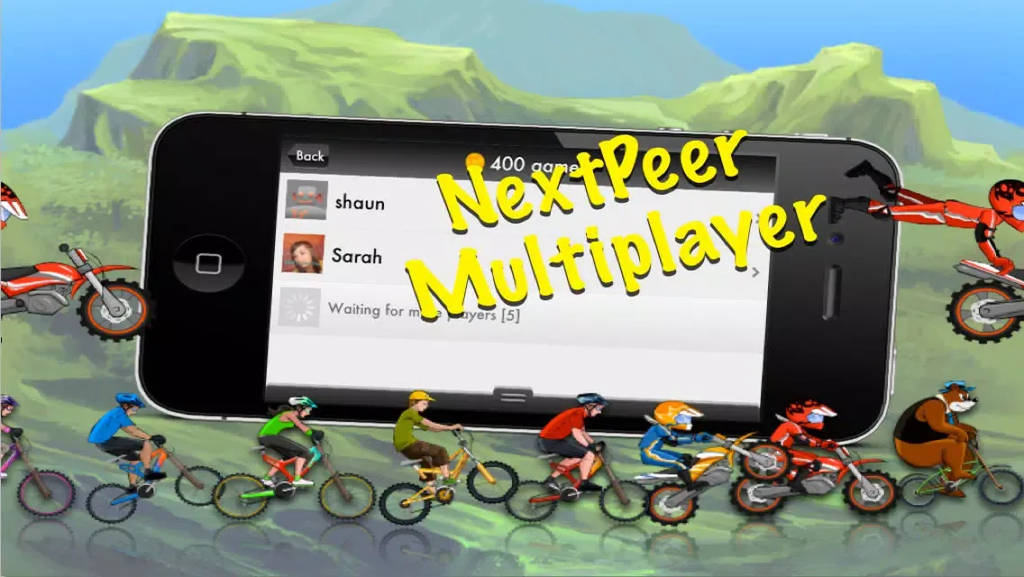Capturas de tela do Amazon Bike Race - Mad Mountain Trails Multiplayer racing game