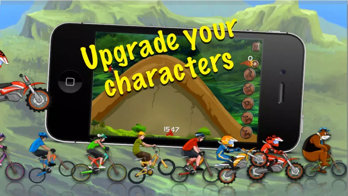 Capturas de tela do Amazon Bike Race - Mad Mountain Trails Multiplayer racing game
