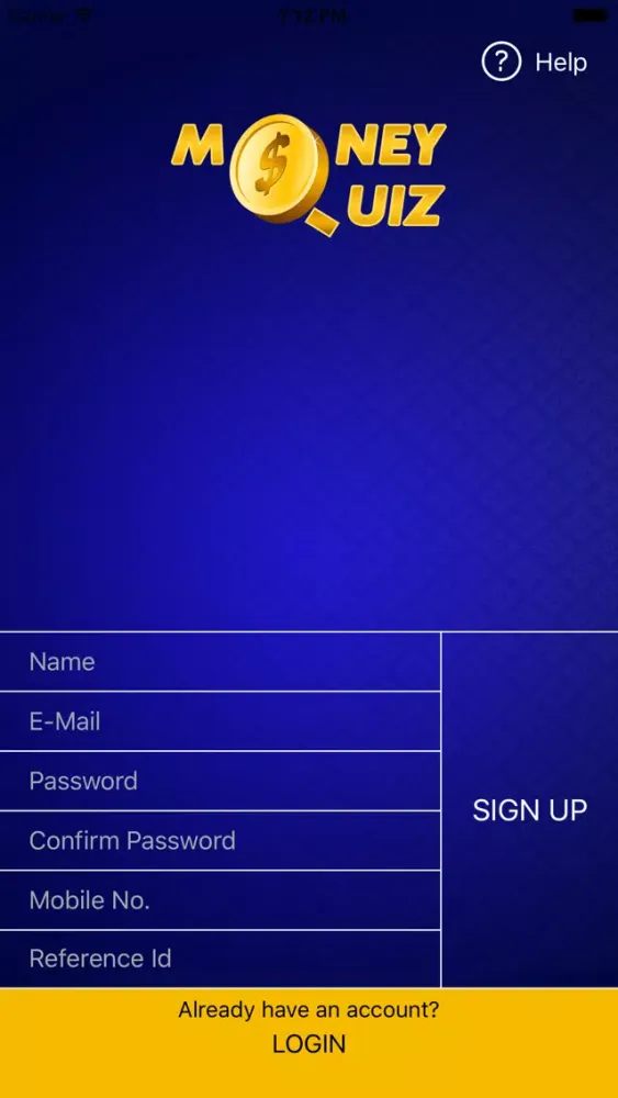Captures d'écran de Money Quiz App