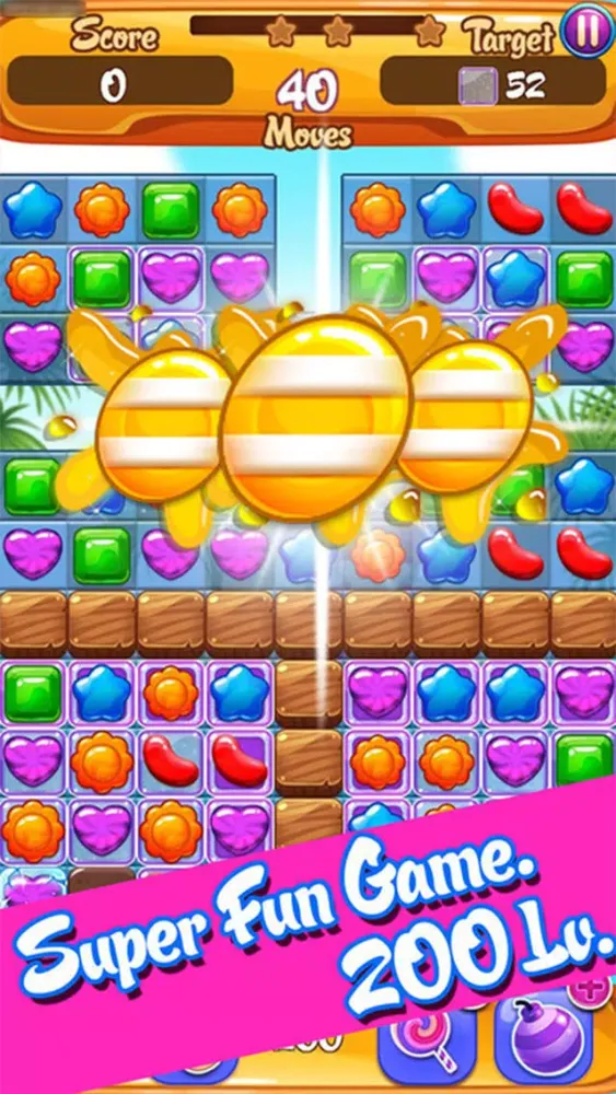 Tangkapan layar Candy Garden Blitz - Connect sweet fruits line & link sugar and jelly for Family And Friends