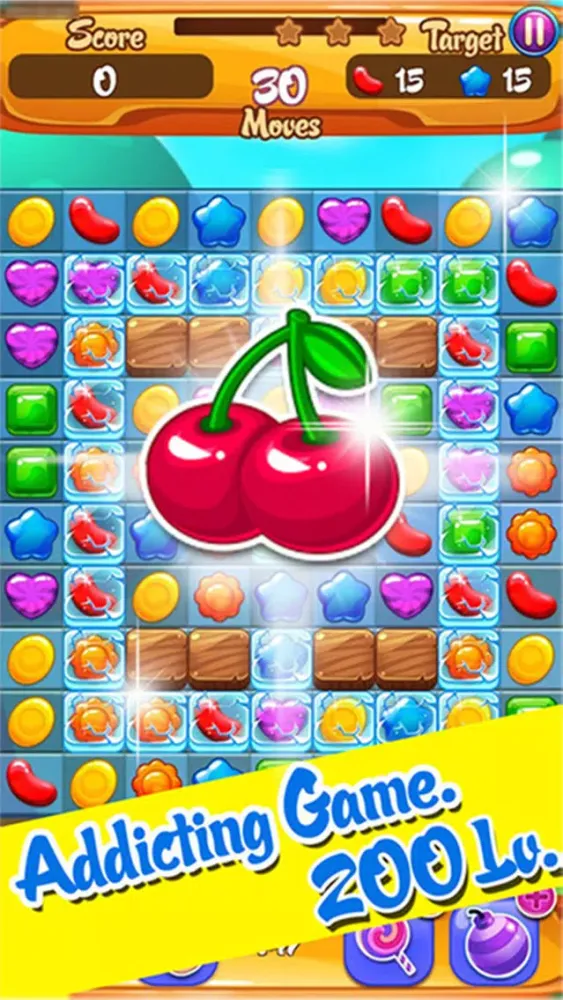 Tangkapan layar Candy Garden Blitz - Connect sweet fruits line & link sugar and jelly for Family And Friends