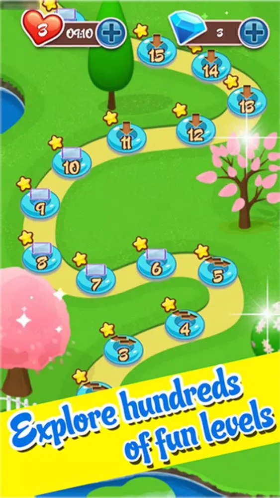 Tangkapan layar Candy Garden Blitz - Connect sweet fruits line & link sugar and jelly for Family And Friends