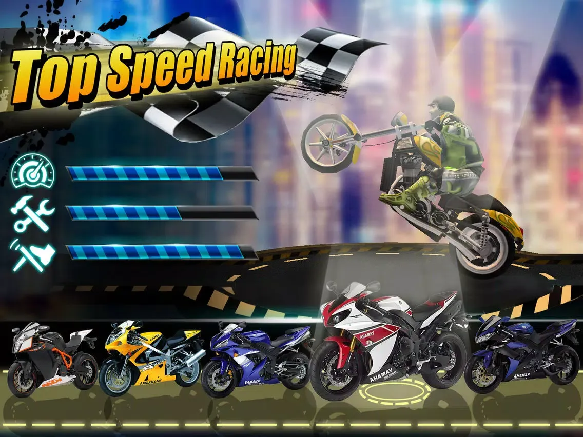 Traffic Rider - Highway Moto Racer & Motor Bike Racing Games (Free) iPad  Screenshots