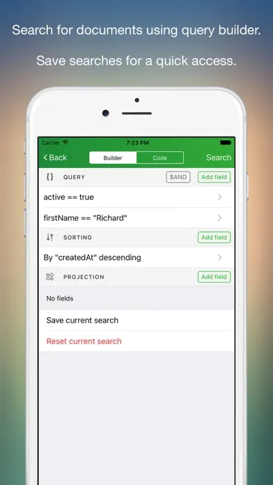 MongoLime - manage databases 스크린샷