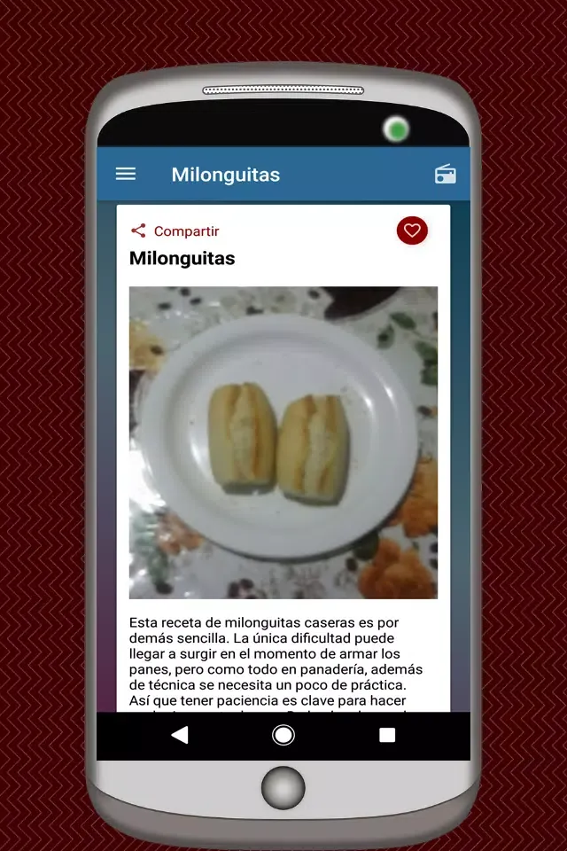 Recetas de Panaderia سکرین شاٹس