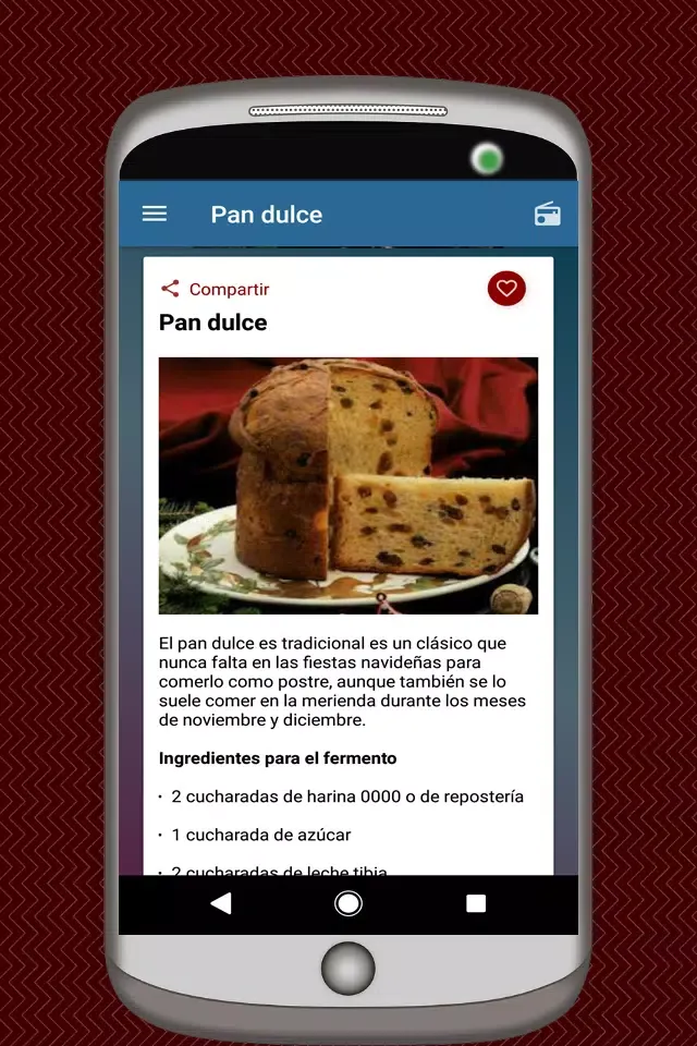 Recetas de Panaderia سکرین شاٹس