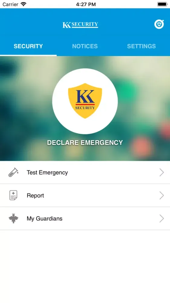 Captures d'écran de KK Security Group