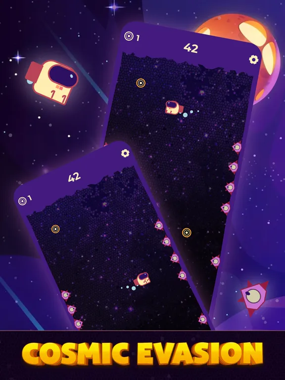 Capturas de tela do Cosmic Evasion iPad 
