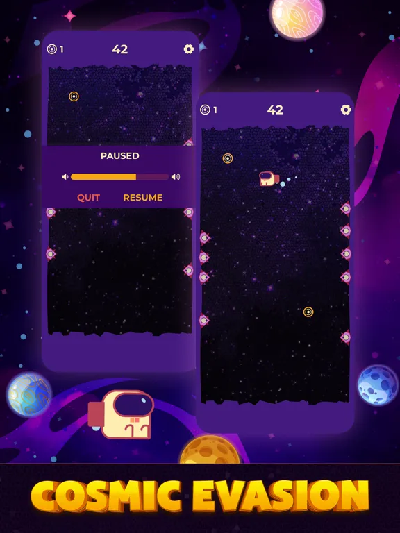 Capturas de tela do Cosmic Evasion iPad 