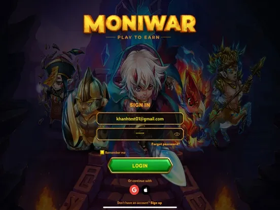 Moniwar - Play to Earn | MOWA iPad  Screenshots