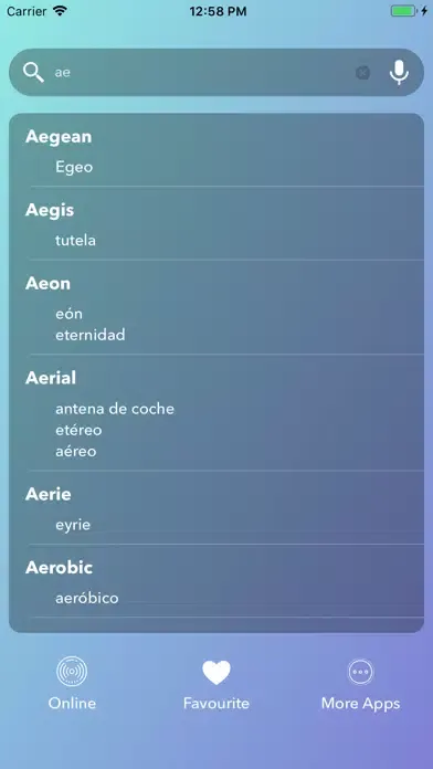 English To Espanol Translator. 스크린샷