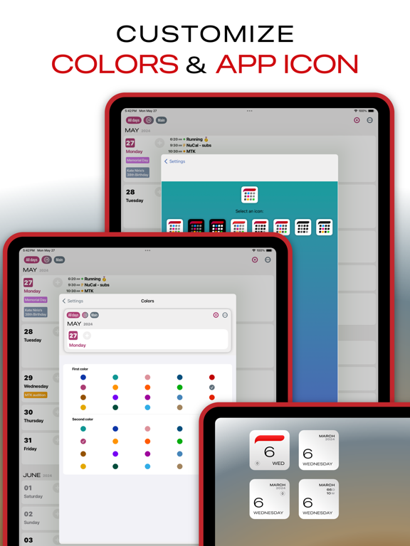 Скриншоты NuCal Calendar Planner iPad 