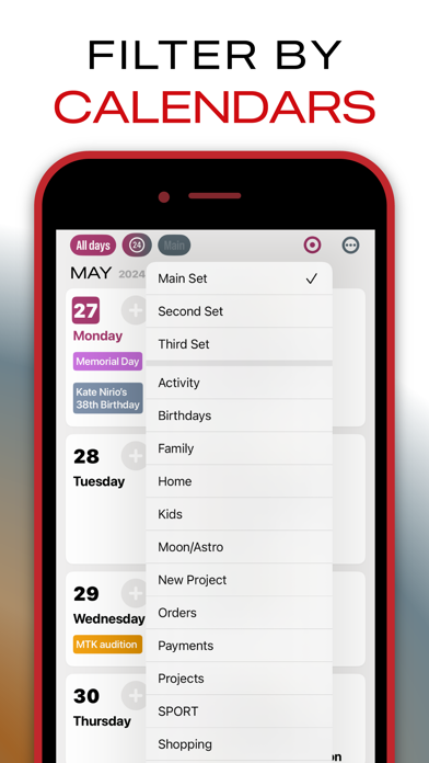 Скриншоты NuCal Calendar Planner