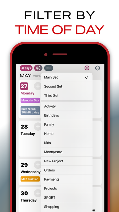 Скриншоты NuCal Calendar Planner