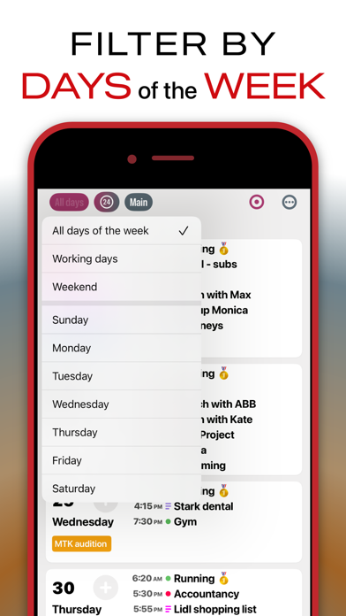 Скриншоты NuCal Calendar Planner