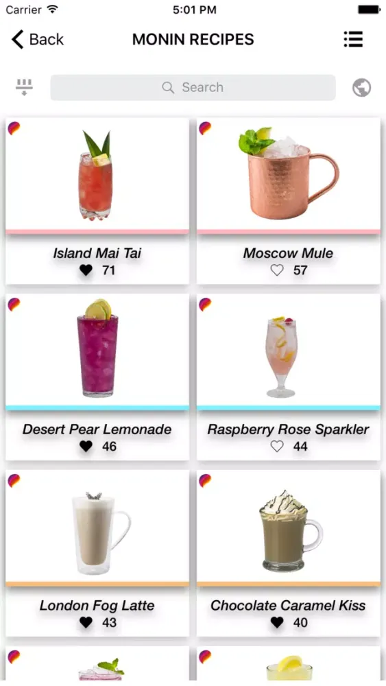 MONIN Inspiration Screenshots