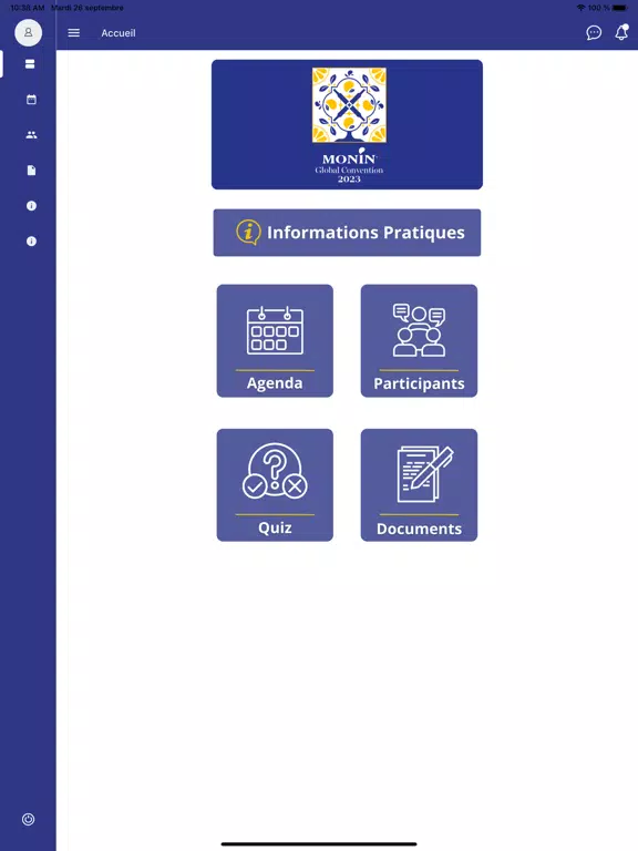 Monin Convention 2023 iPad 应用截图