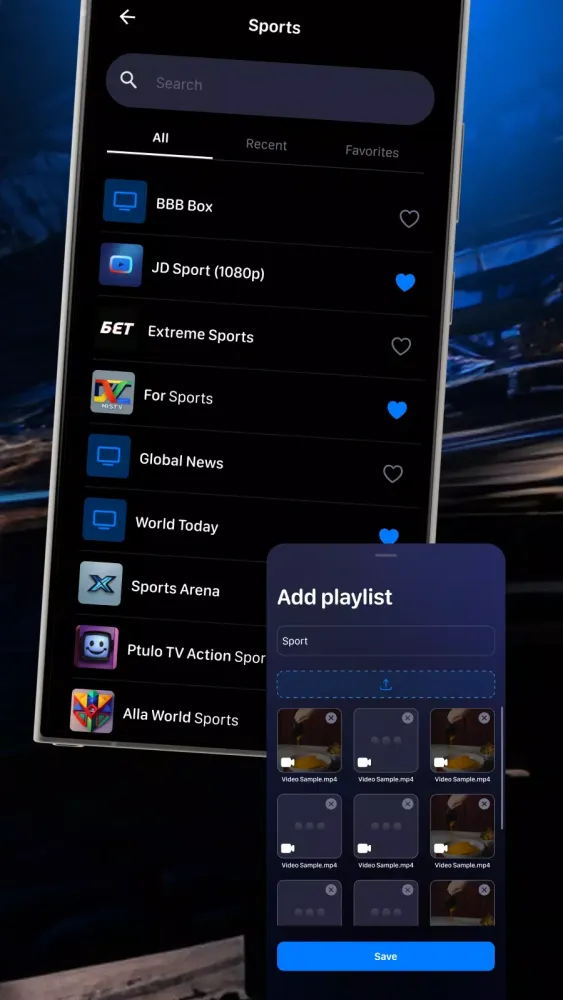 Ảnh chụp màn hình của IPTV Smart Player: Xtream Live