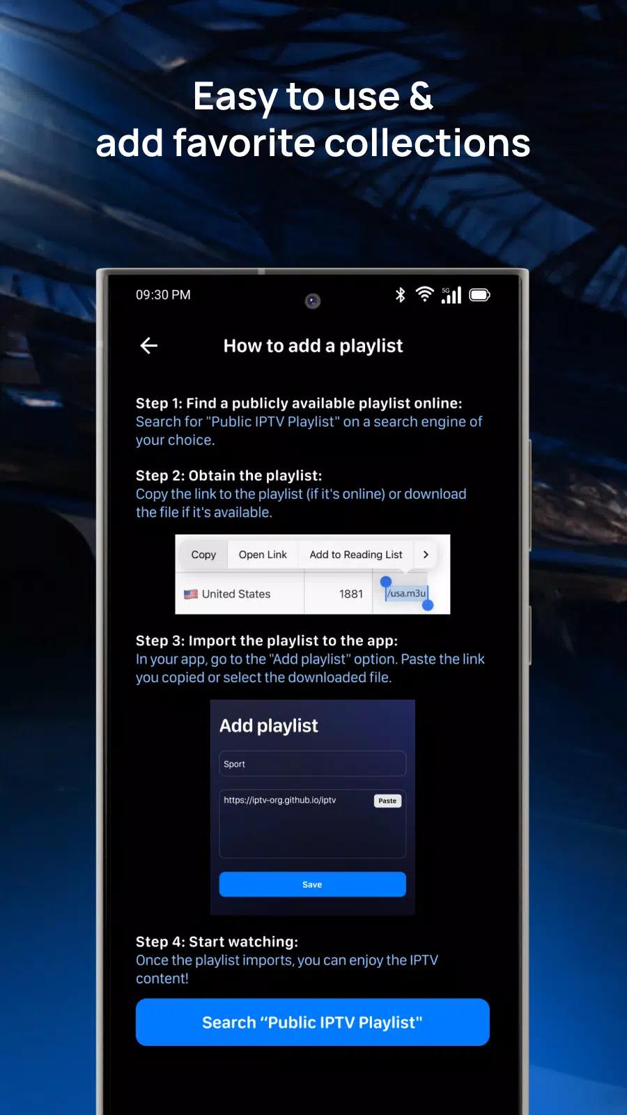 IPTV Smart Player: Xtream Live Screenshots5