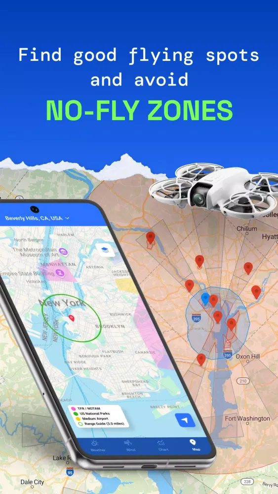 Captures d'écran de UAV Forecast Drone Weather Map