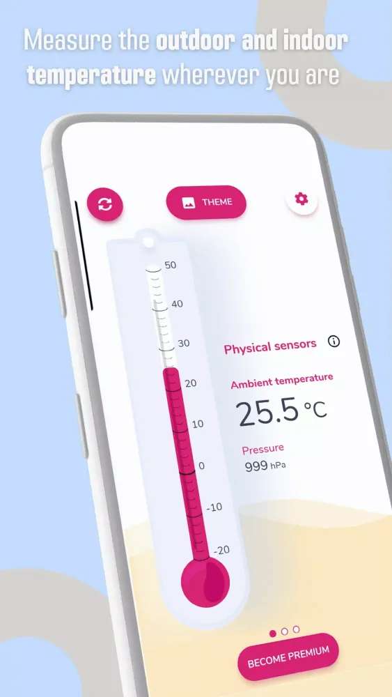 Capturas de pantalla de Indoor/Outdoor Thermometer