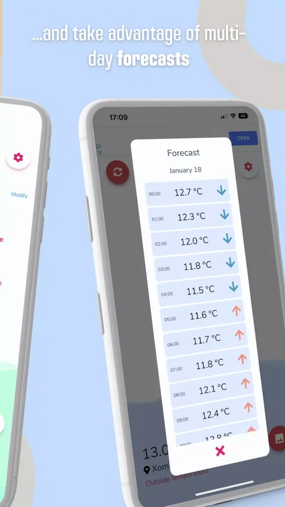 Capturas de pantalla de Indoor/Outdoor Thermometer