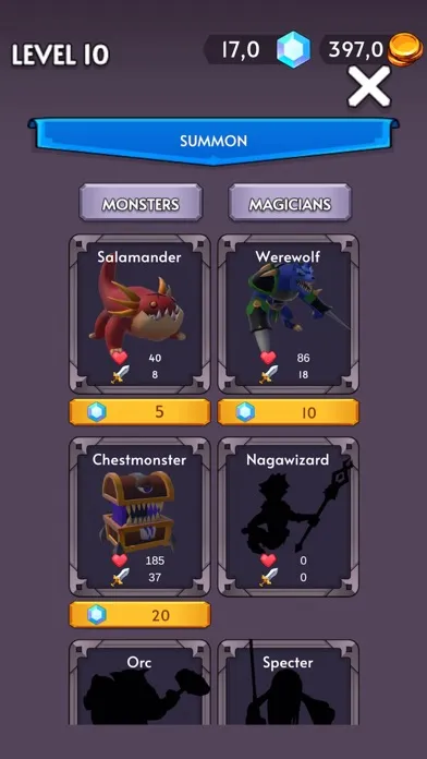 Merge Monsters & Wizards سکرین شاٹس