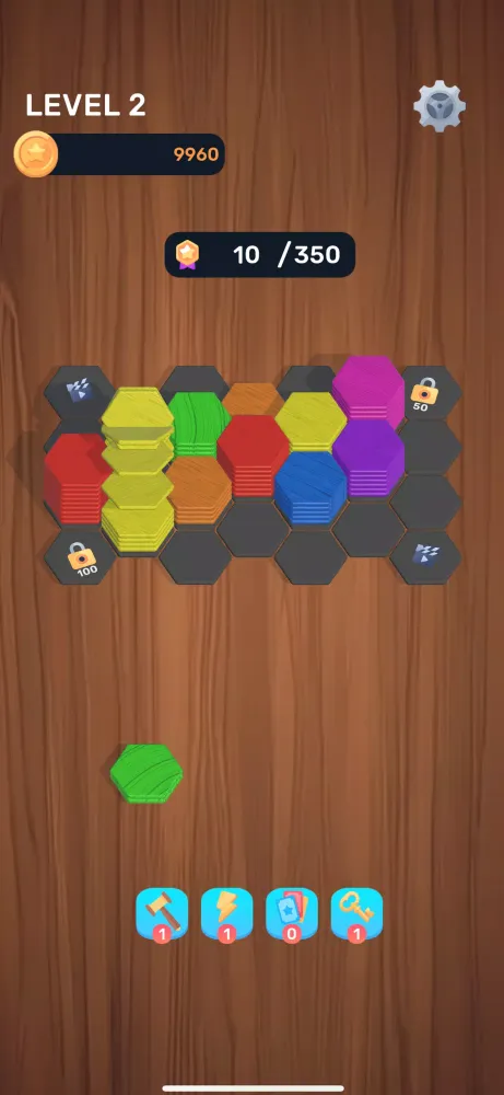 Sort Hexa Stacks Ekran Görüntüleri