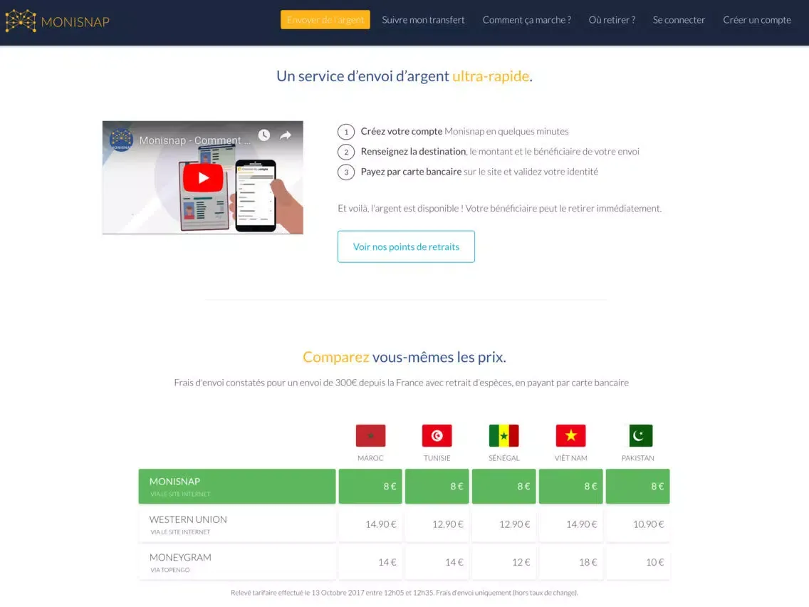 Capturas de pantalla de Monisnap Envoi d'Argent iPad 