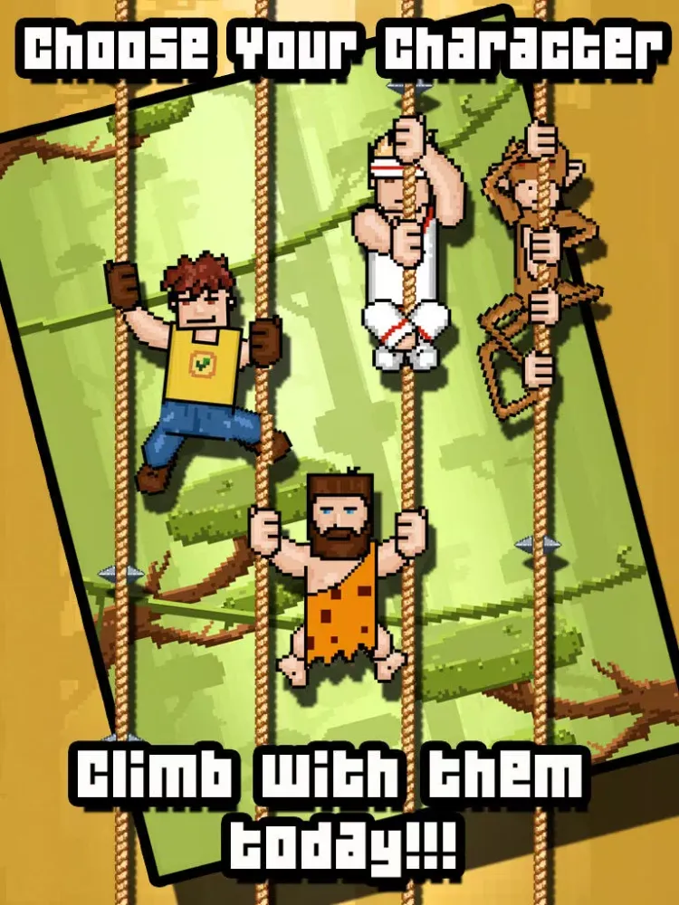 تصاویر Tap n Climb - Top Free Rope Climbing Game iPad 