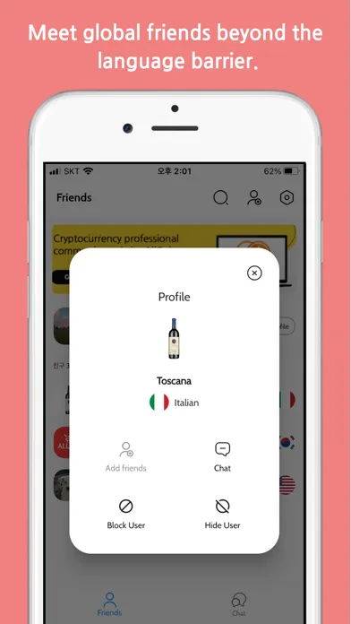 Screenshot di LingoChat