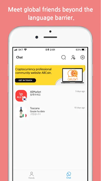Screenshot di LingoChat