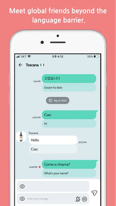 Screenshot di LingoChat